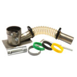 Stödplatta för vinkelslip med utsug